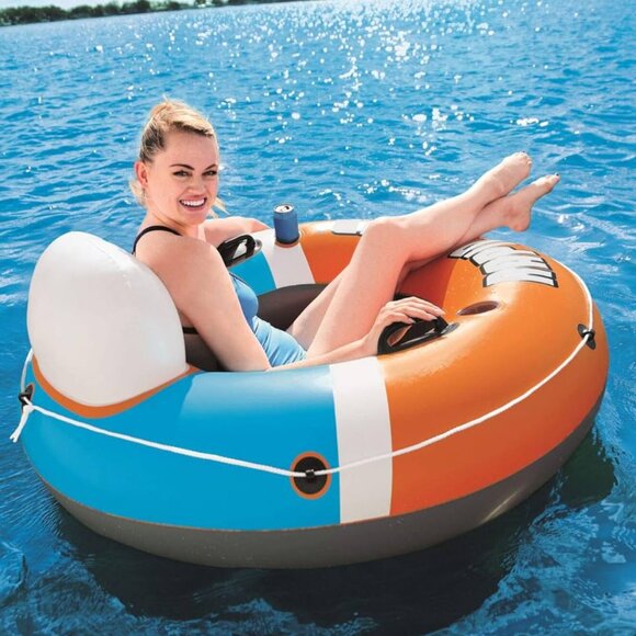 Bestway CoolerZ Rapid Rider Inflatable Blow Up Pool Chair Tube NEW IN BOX - Picture 6 of 8